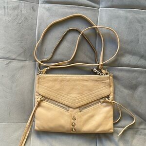 Luxurious nude leather Botkier shoulder/cross body/clutch bag
